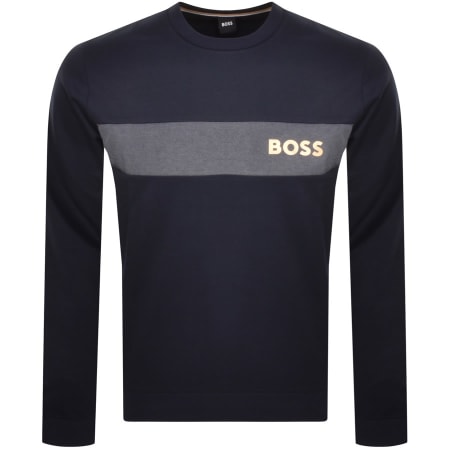 Product Image for BOSS Loungewear Sweatshirt Navy