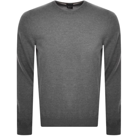 Product Image for BOSS Botto L Knit Jumper Grey