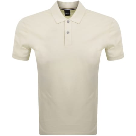 Product Image for BOSS Pallas Polo T Shirt Cream