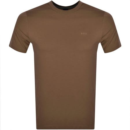 Product Image for BOSS Thompson Logo T Shirt Brown