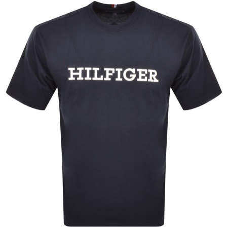 Product Image for Tommy Hilfiger Monotype Logo T Shirt Navy