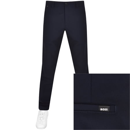 Product Image for BOSS Genius Slim Fit Trousers Navy