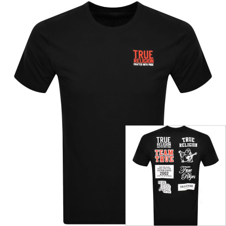 Product Image for True Religion Multi Logo T Shirt Black
