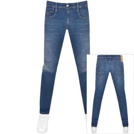 Product Image for Replay Anbass Jeans Mid Wash Blue