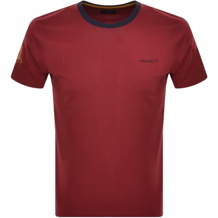 Product Image for Hackett Modern City Heritage Logo T Shirt Red