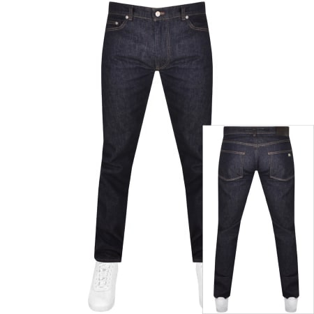 Product Image for Lacoste Slim Fit Dark Wash Jeans Navy