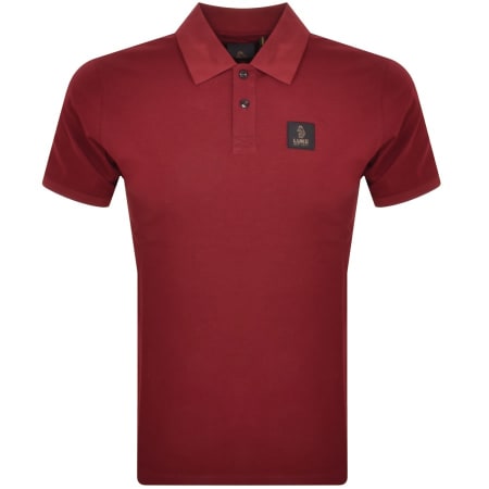 Product Image for Luke 1977 Laos Patch Polo T Shirt Red