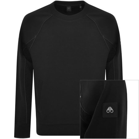 Product Image for Moose Knuckles Piemont Sweatshirt Black