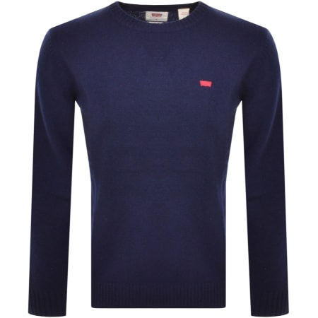 Product Image for Levis Crew Neck Knit Jumper Navy