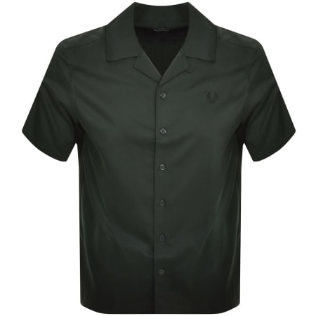 Product Image for Fred Perry Ombre Revere Collar Shirt Green