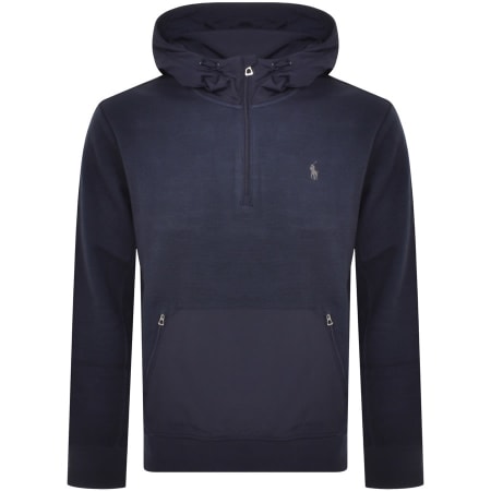 Ralph Lauren Full Zip Hoodie Navy | Mainline Menswear