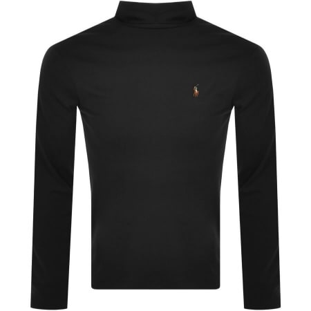 Ralph Lauren Women's Long Sleeve T-Shirt Top Black Size X-Large