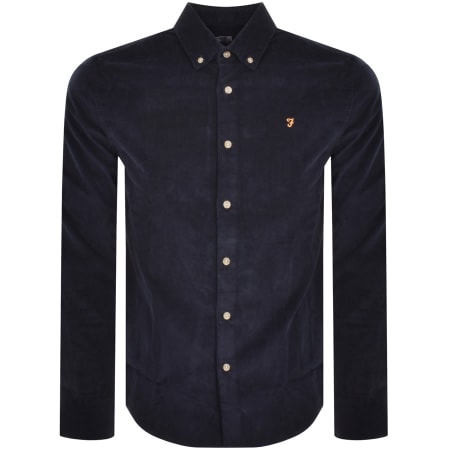 Product Image for Farah Long Sleeve Bowery Shirt Navy