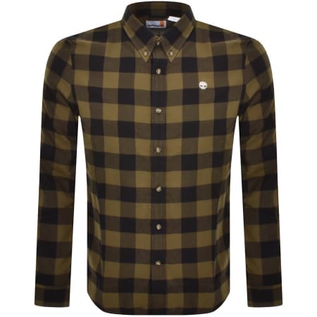 Product Image for Timberland Long Sleeve Slim Oxford Shirt Green