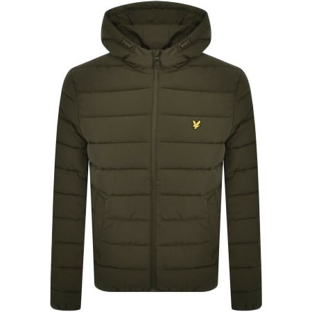 Product Image for Lyle And Scott Hooded Puffer Jacket Green