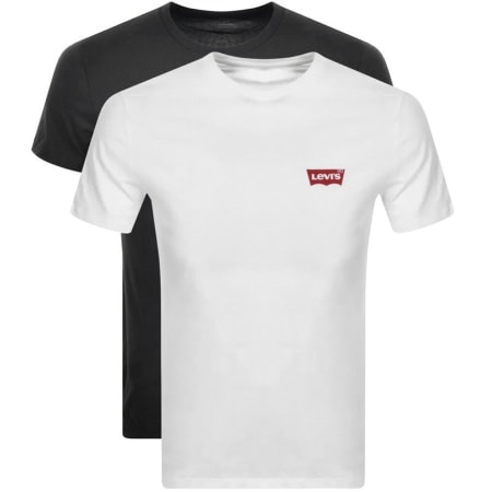 Product Image for Levis Original Two Pack Crew Neck T Shirt White