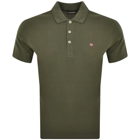 Product Image for Napapijri Ealis Short Sleeve Polo T Shirt Green