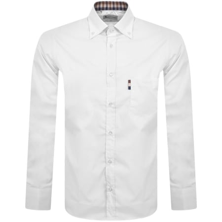 Product Image for Aquascutum London Long Sleeve Shirt White
