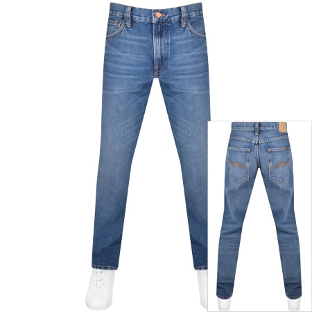 Product Image for Nudie Jeans Gritty Jackson Mid Wash Jeans Blue