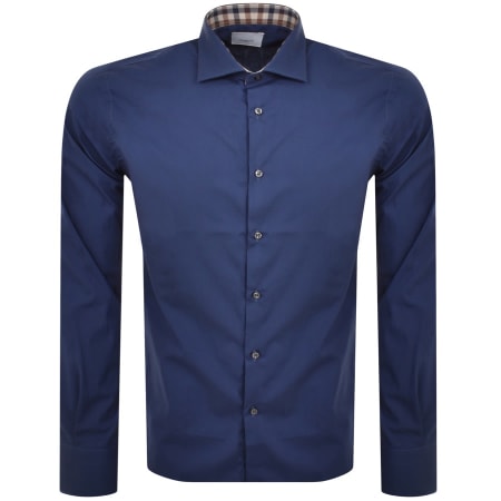 Recommended Product Image for Aquascutum London Long Sleeved Shirt Navy