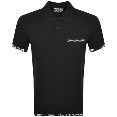 Product Image for Versace Jeans Couture Signature Polo T Shirt Black