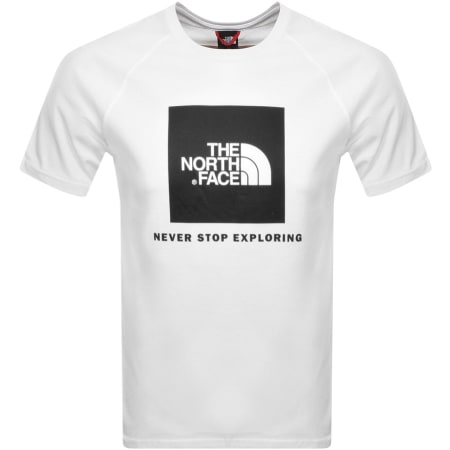 Product Image for The North Face Raglan Redbox T Shirt White