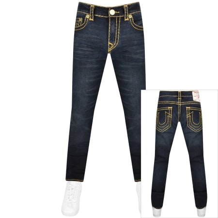 True Religion Ricky Super Flap Jeans Blue | Mainline Menswear