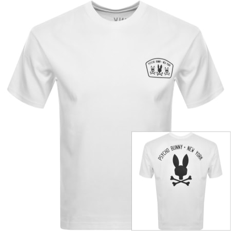 Product Image for Psycho Bunny Lambert Graphic T Shirt White