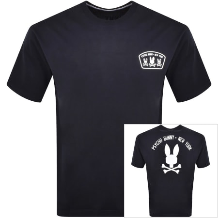 Product Image for Psycho Bunny Lambert Graphic T Shirt Navy