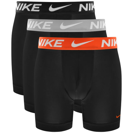Nike Logo 3 Pack Boxer Shorts Black | Mainline Menswear