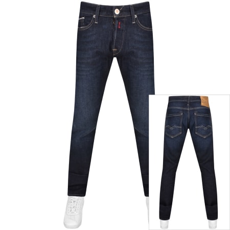 Product Image for Replay Waitom Regular Mid Wash Jeans Blue