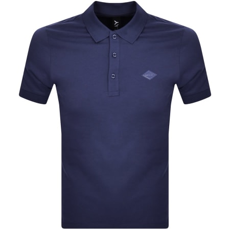 Product Image for Replay Short Sleeved Logo Polo T Shirt Navy