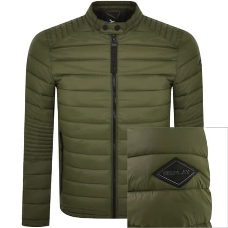 Product Image for Replay Padded Jacket Green
