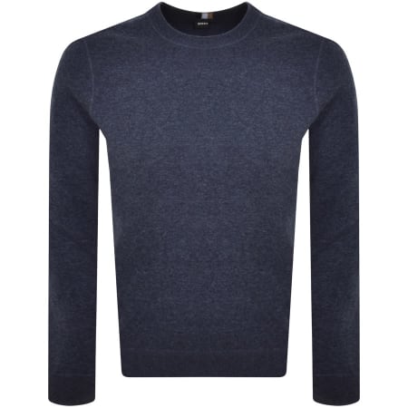 Product Image for BOSS Onore Knit Jumper Navy