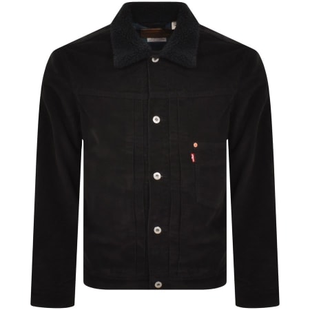 Recommended Product Image for Levis Denim Sherpa Trucker Jacket Black
