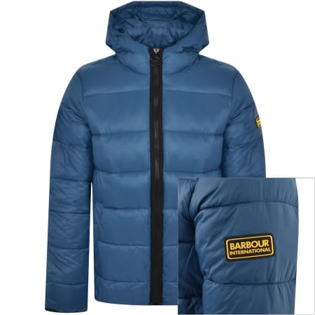 Product Image for Barbour International Bobber Quilt Jacket Blue