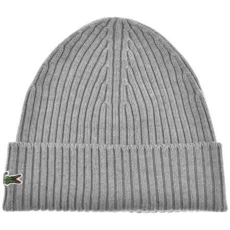 Product Image for Lacoste Knitted Beanie Grey
