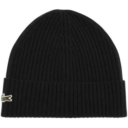 Product Image for Lacoste Knitted Beanie Black