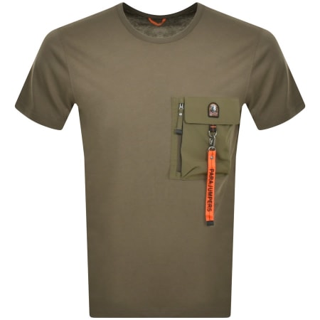 Product Image for Parajumpers Mojave Pocket T Shirt Green