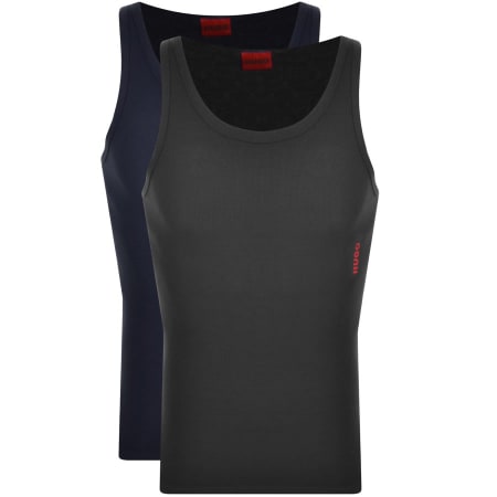 Product Image for HUGO Double Pack Vests Grey