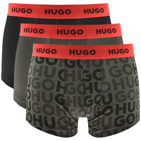 Product Image for HUGO Triple Pack Trunks Black