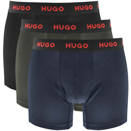 Product Image for HUGO Triple Pack Boxer Shorts Grey
