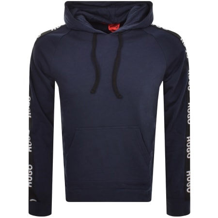 Product Image for HUGO Lounge Sporty Logo Hoodie Navy