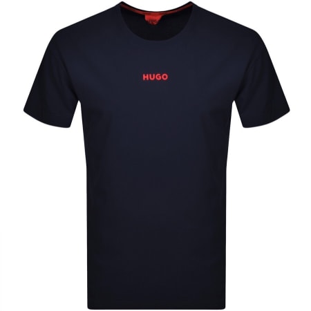Recommended Product Image for HUGO Loungewear Linked T Shirt Navy