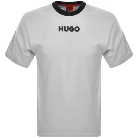 Recommended Product Image for HUGO Daktai Crew Neck T Shirt Grey