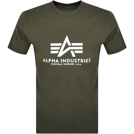 Product Image for Alpha Industries Basic Logo T Shirt Green