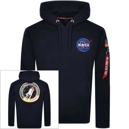 Product Image for Alpha Industries Space Shuttle Hoodie Navy