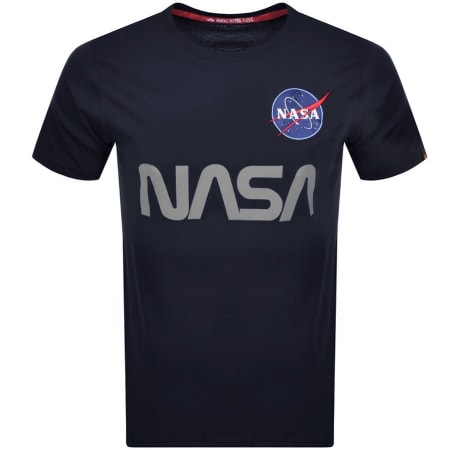 Product Image for Alpha Industries Nasa Reflective T Shirt Blue