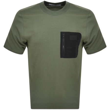 Product Image for Calvin Klein Jeans Mix Media T Shirt Green