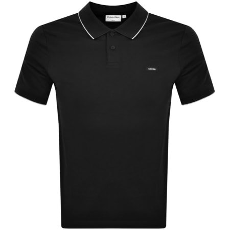 Recommended Product Image for Calvin Klein Pique Tipping Polo T Shirt Black